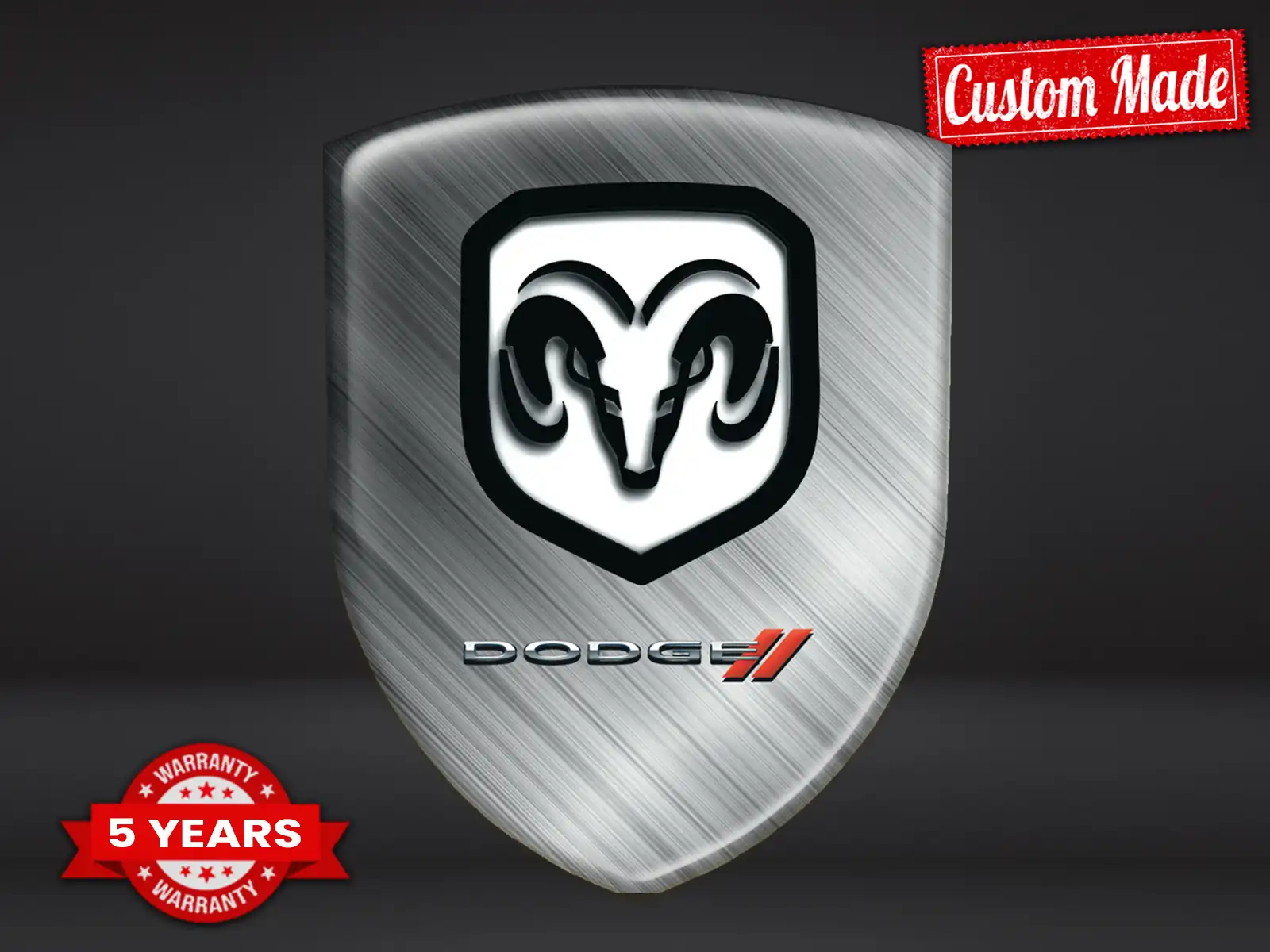 Dodge Vinyle Auto Sur Mesure Limité Étoile Minimal